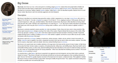 Desktop Screenshot of biggoose.org